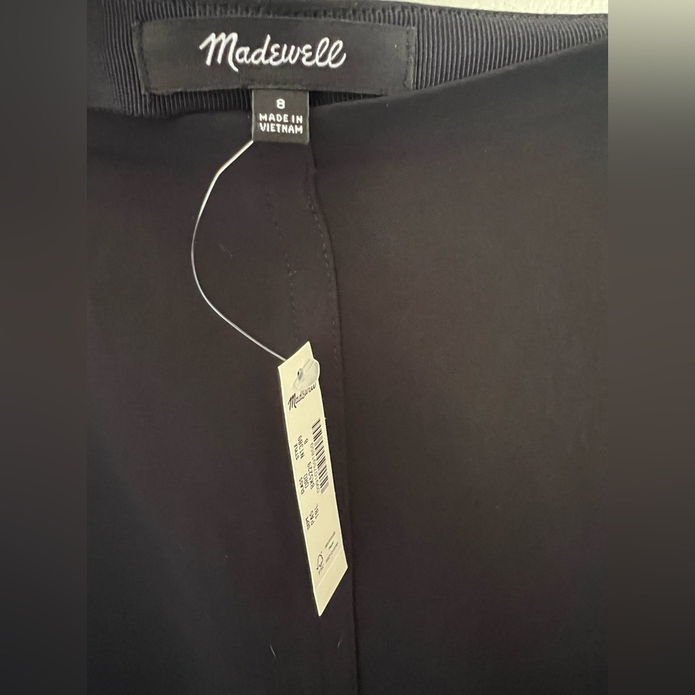 NWT Madewell Black Women's Midi Skirt - Picture 2 of 3